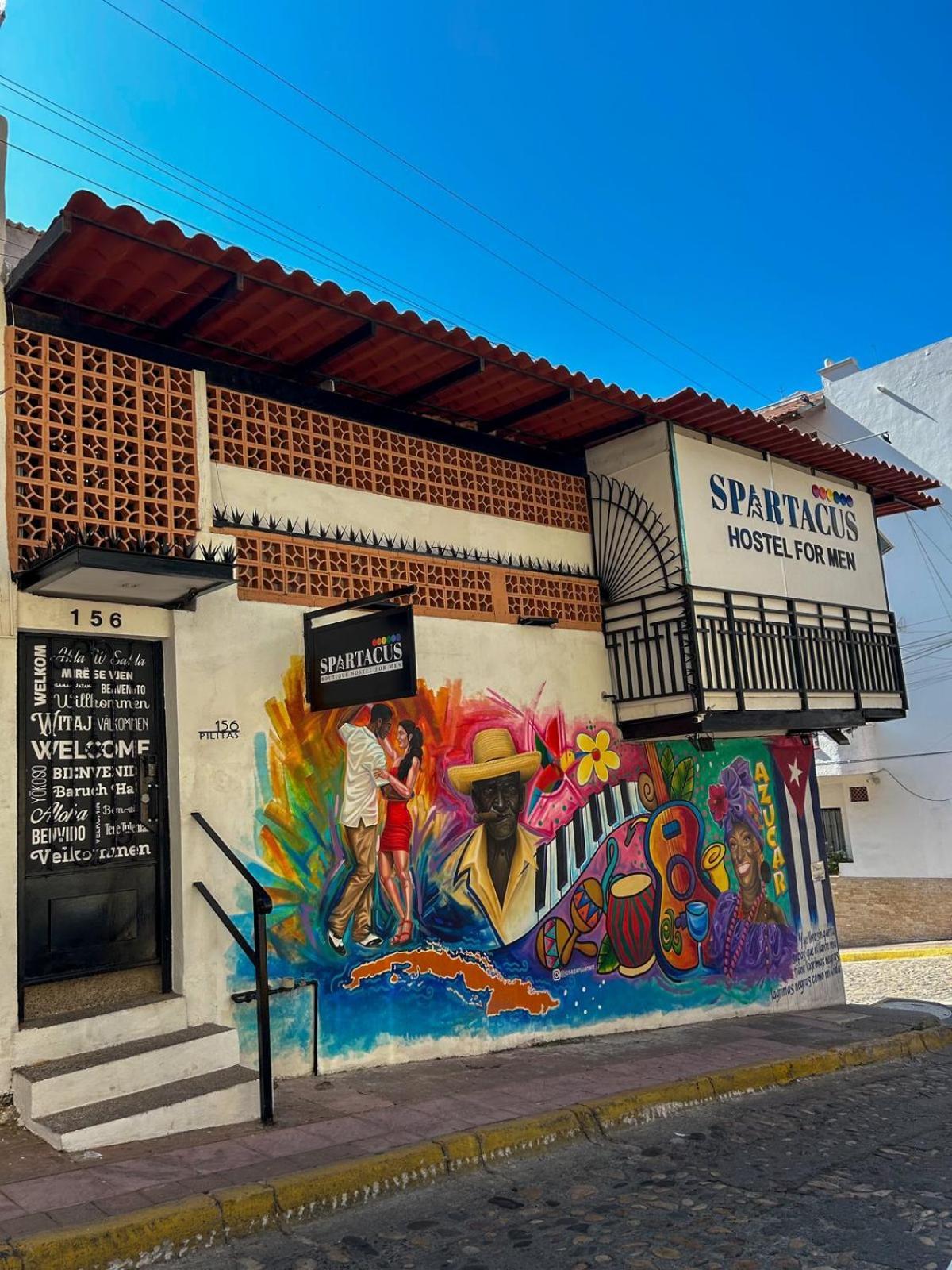 Spartacus Hostel Boutique For Men Puerto Vallarta Ngoại thất bức ảnh