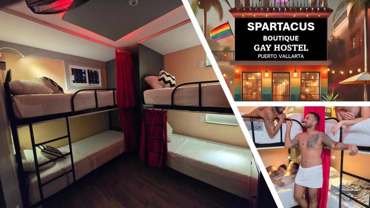 Spartacus Hostel Boutique For Men Puerto Vallarta Ngoại thất bức ảnh